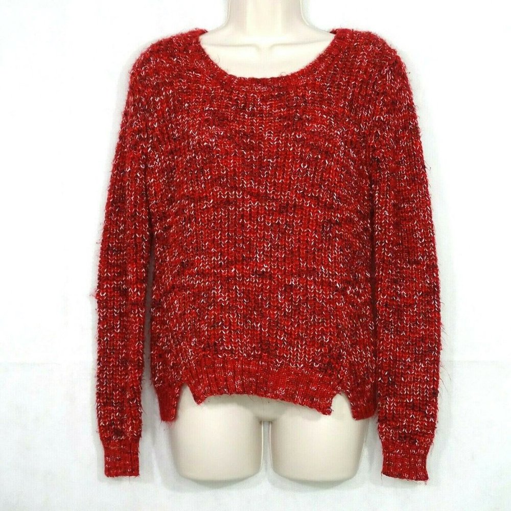 Jessica Simpson Dazy Sweater Women Size M Red
